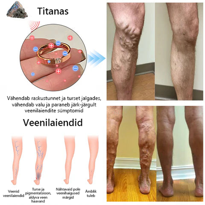 CZTICLE titaanterasest magnetravi sõrmus loodusliku teemandiga 🔥 Osta rohkem, säästa rohkem 🔥🔥