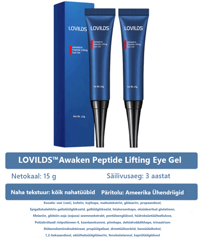 LOVILDS™ 💖 äratab peptiidi tõstev silmageel x